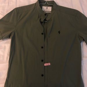 Father sons stretch slim shirt Men’s medium